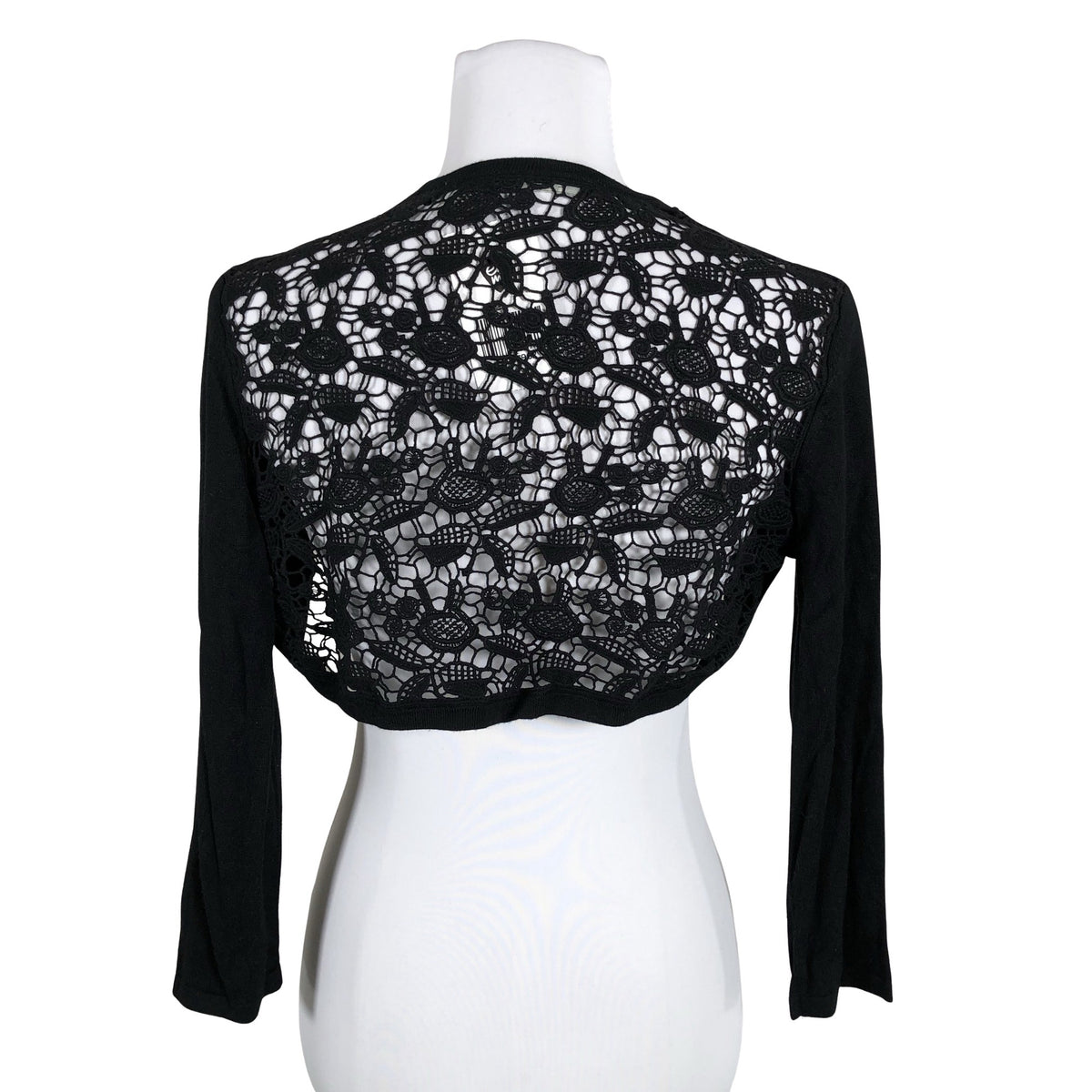 Unisex Esprit - Knit bolero jacket, size 38 - Black (4)
