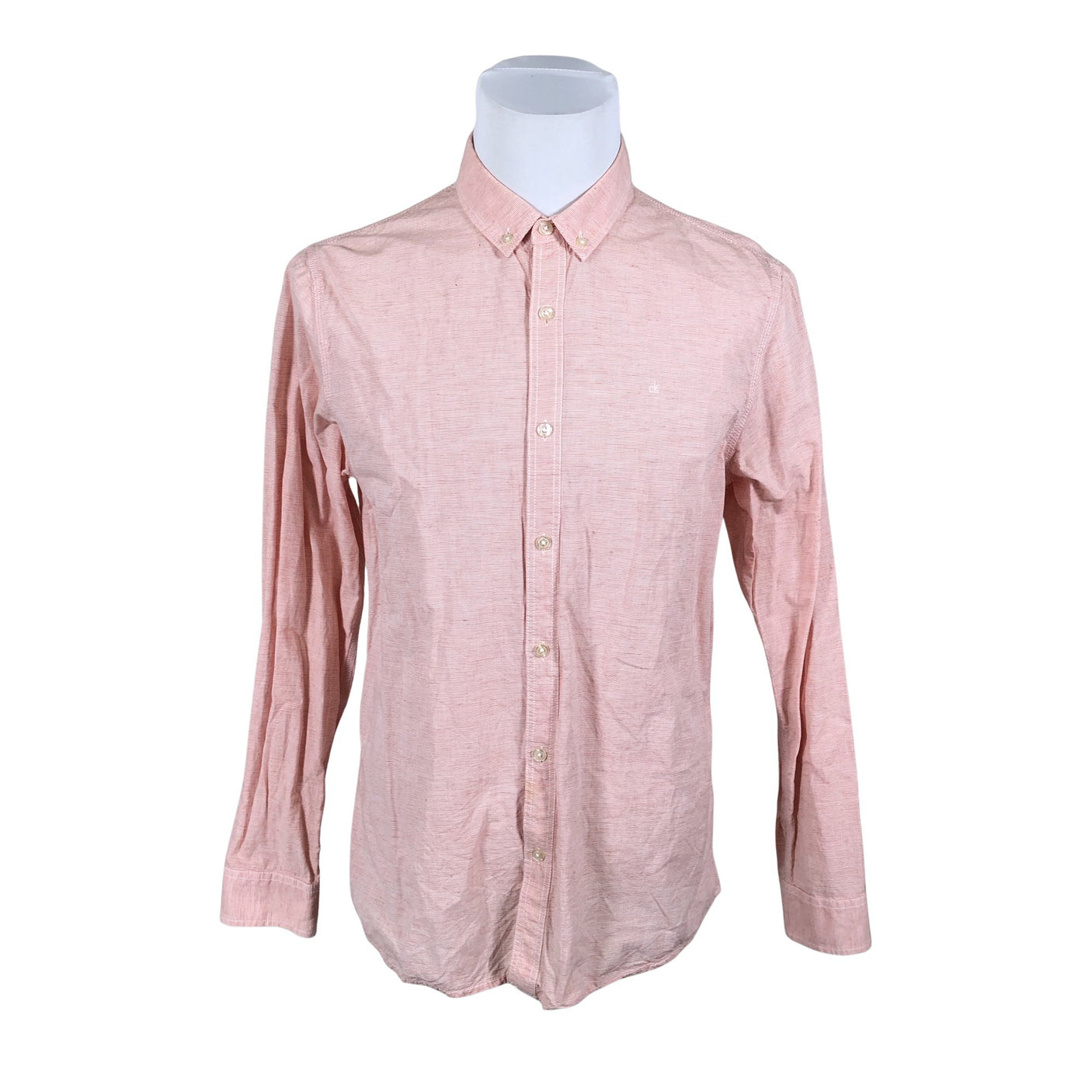 Unisex Calvin Klein Jeans - Collared shirt, size L - Light pink (1)