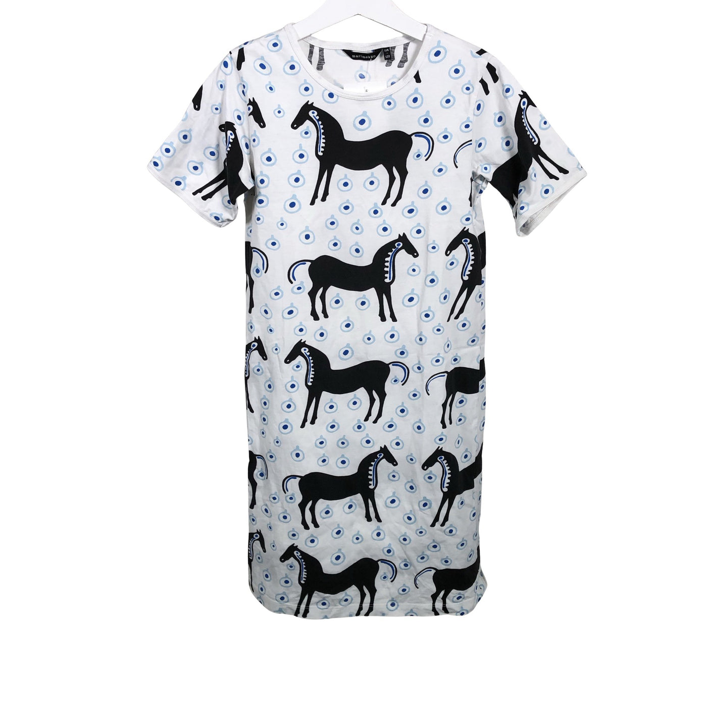 Unisex Marimekko - Tricot dress, size 116 - 122 - White (1)