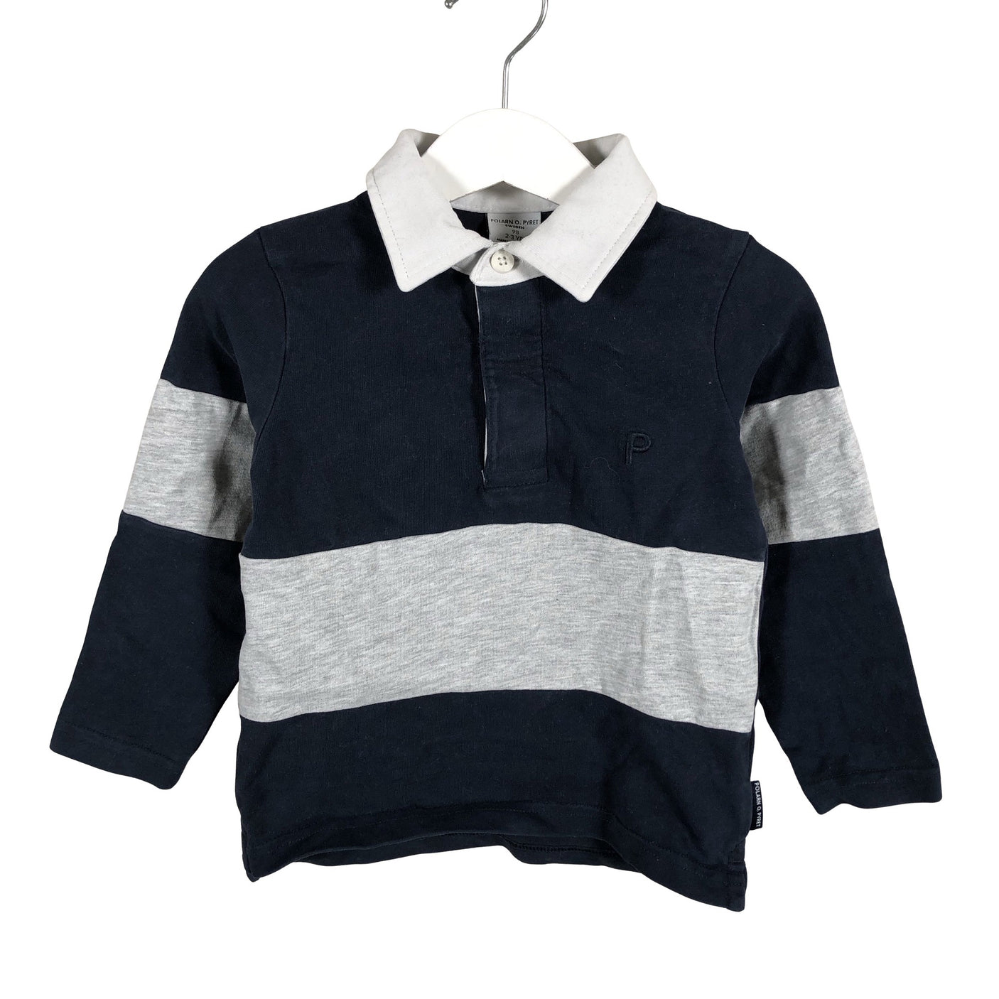 Unisex Polarn O. Pyret - Tricot shirt, size 92 - 98 - Blue (2)
