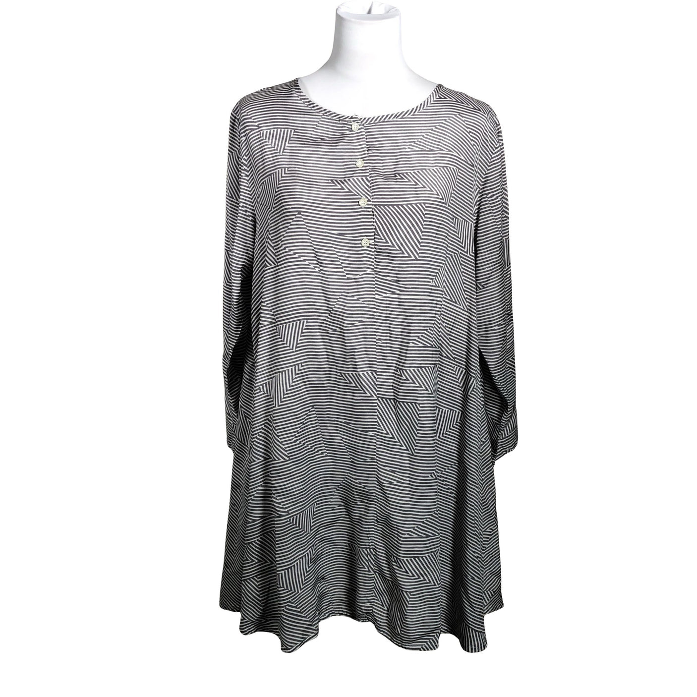 Unisex The Masai - Schiffon dress, size 38 - Gray (1)