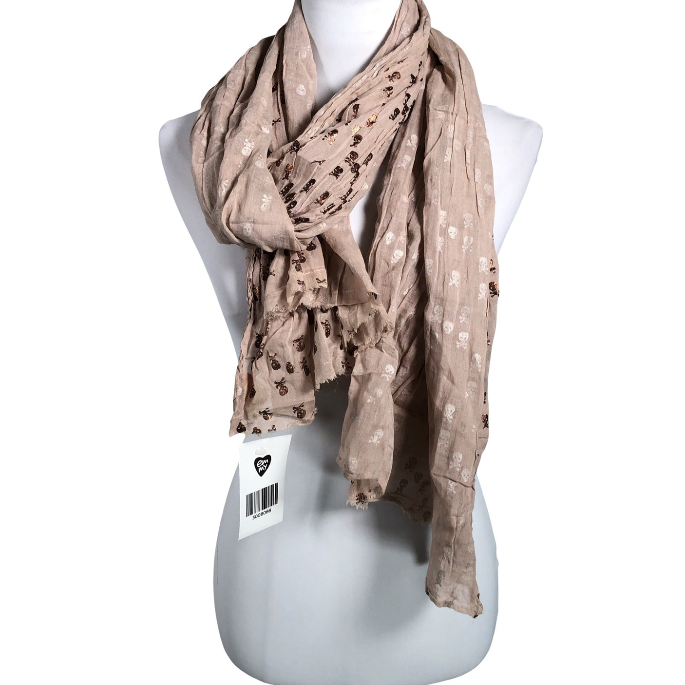 Unisex Beck Söndergaard - Scarf, size Maxi - Light pink (1)