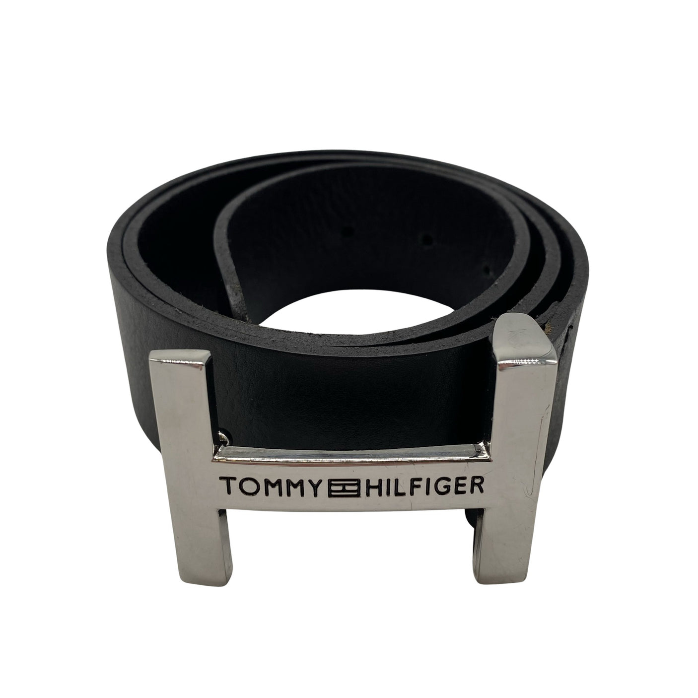 Unisex Tommy Hilfiger - Leather belt, size Ei kokoa - Black (1)