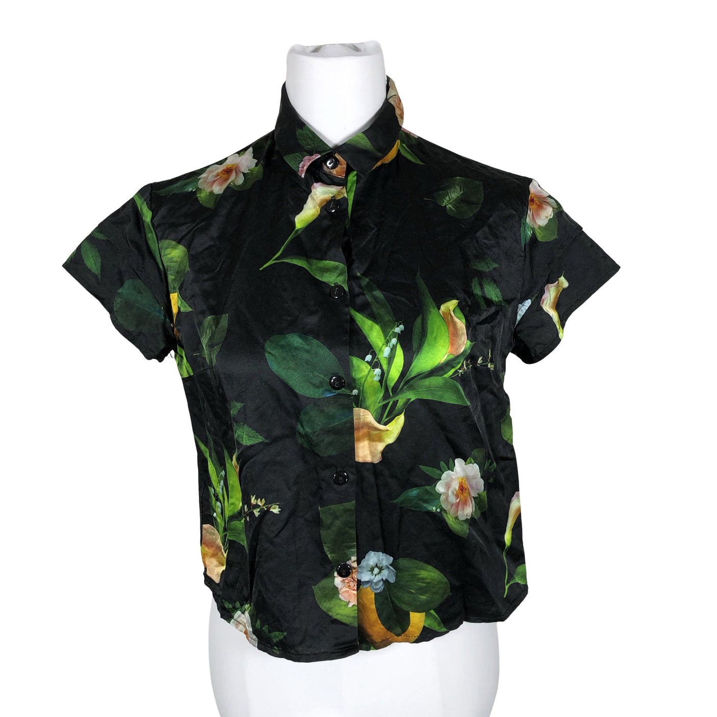 Unisex Uhana Design - Short-sleeved blouse, size 34 - Green (1)