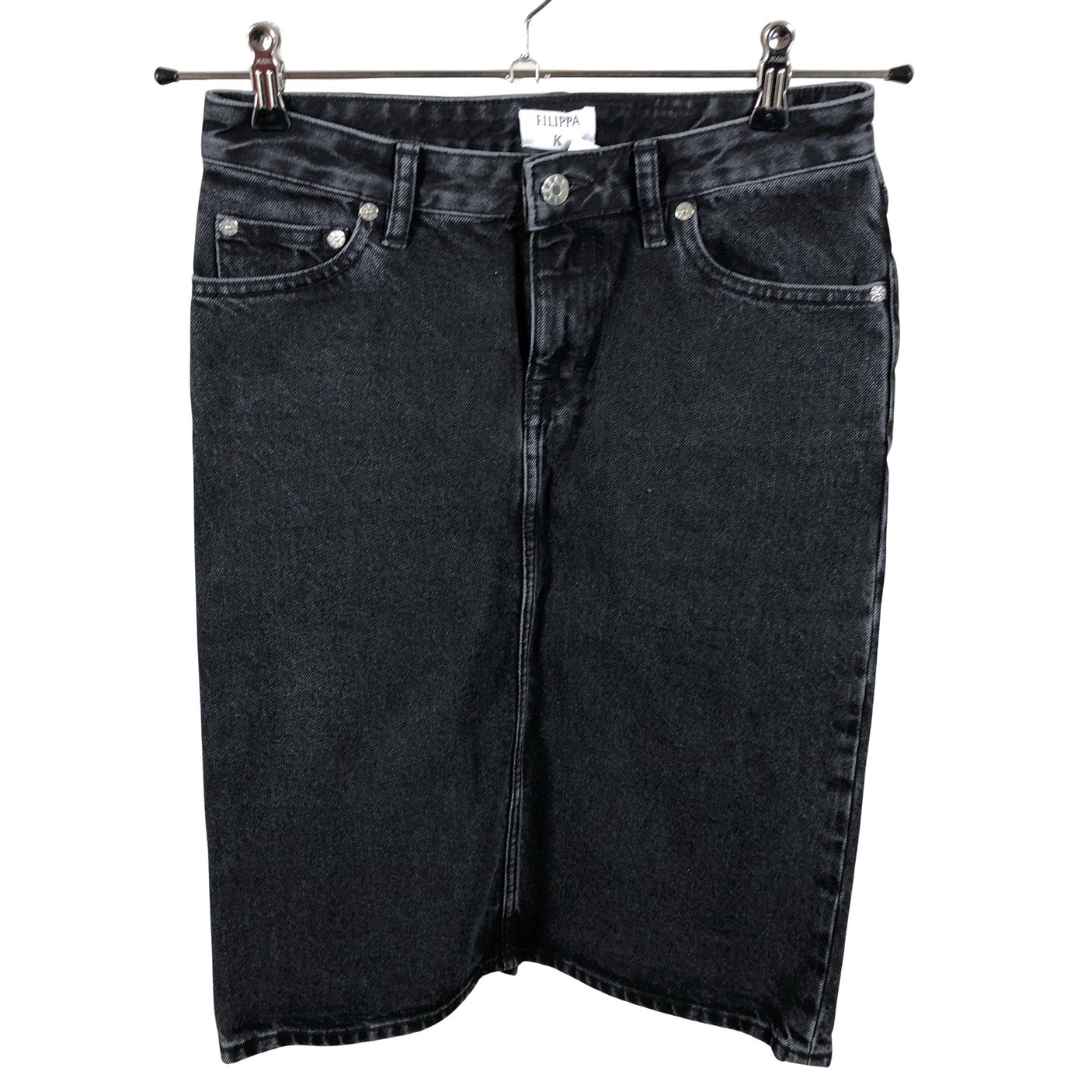 Unisex Filippa K. - Denim skirt, size 32 - Gray (1)
