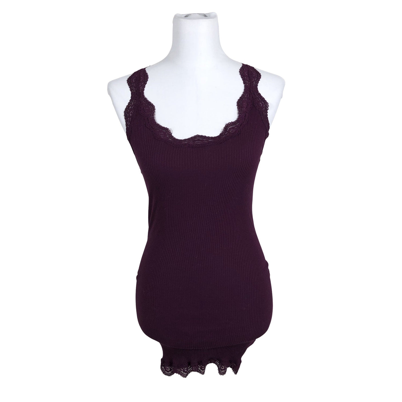Unisex Rosemunde - Tricot tank top, size 36 - Violet (1)