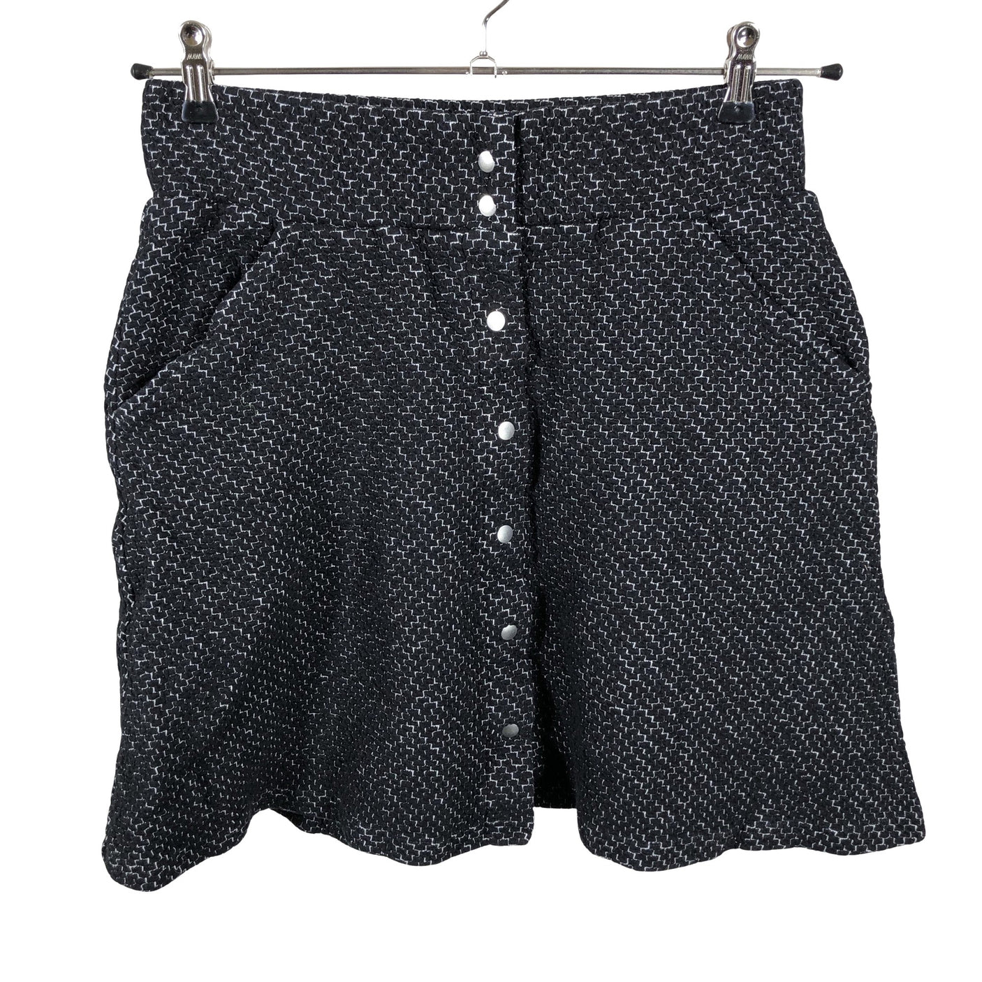 Unisex Nouki - Tricot skirt, size 38 - Black (1)