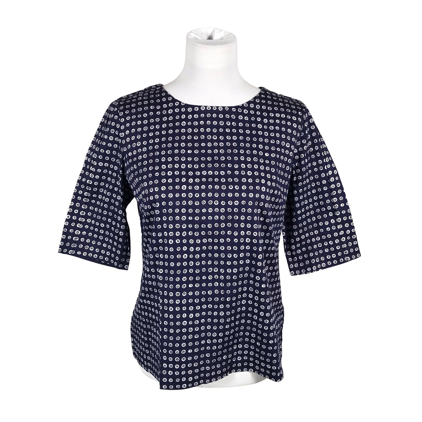 Unisex Marimekko - Short-sleeved blouse, size 38 - Blue (1)