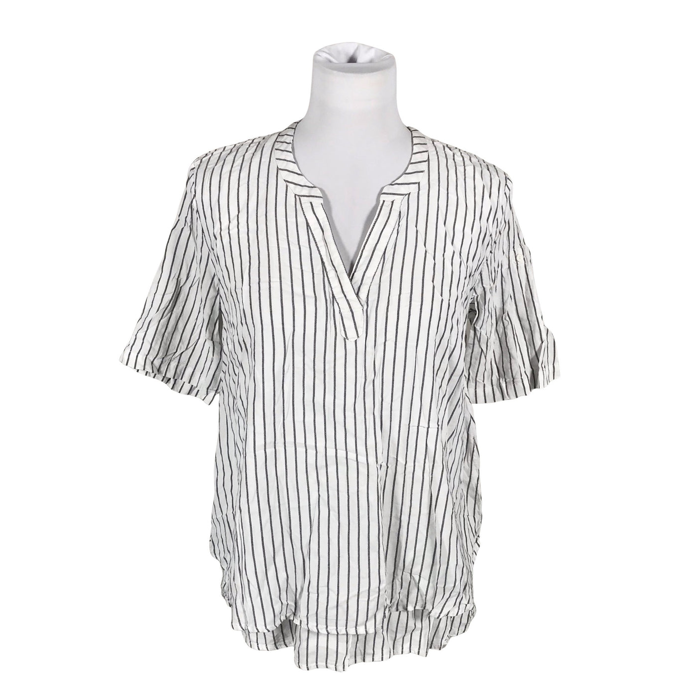 Unisex H&M Mama - Short-sleeved blouse, size 38 - White (1)