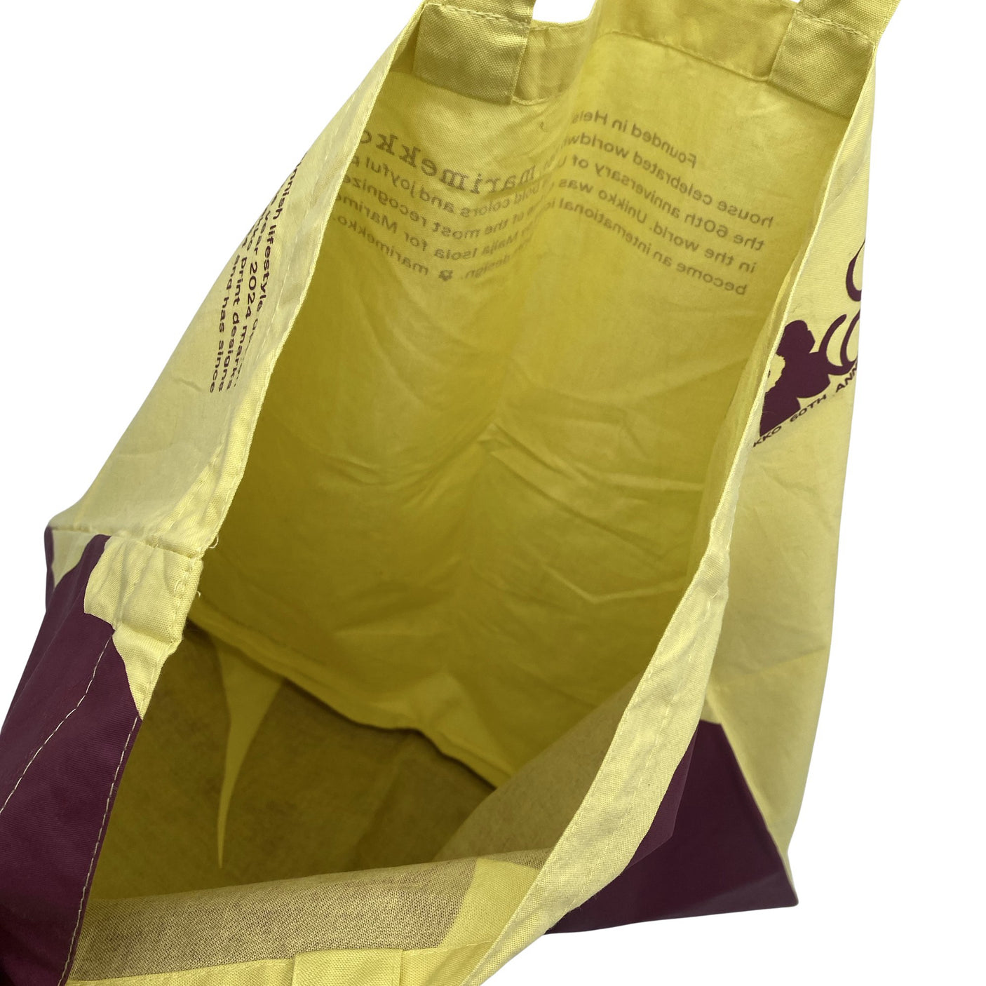 Unisex Marimekko - Shopping bag, size Maxi - Yellow (2)