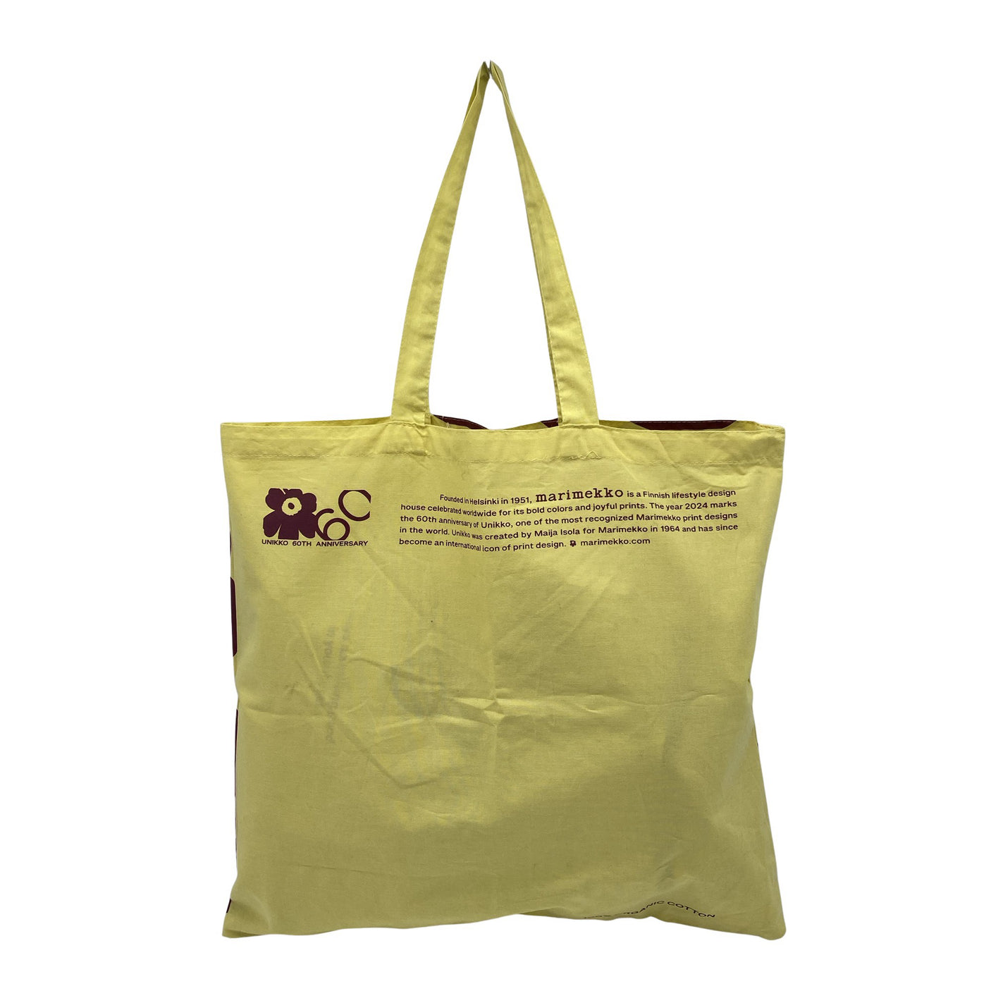 Unisex Marimekko - Shopping bag, size Maxi - Yellow (3)