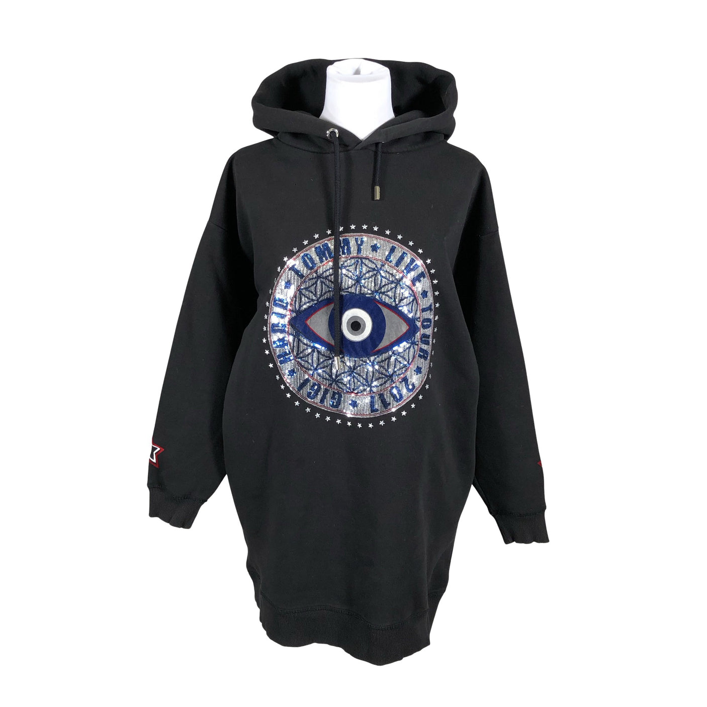 Unisex Tommy Hilfiger - Sweatshirt tunic, size 38 - Black (1)