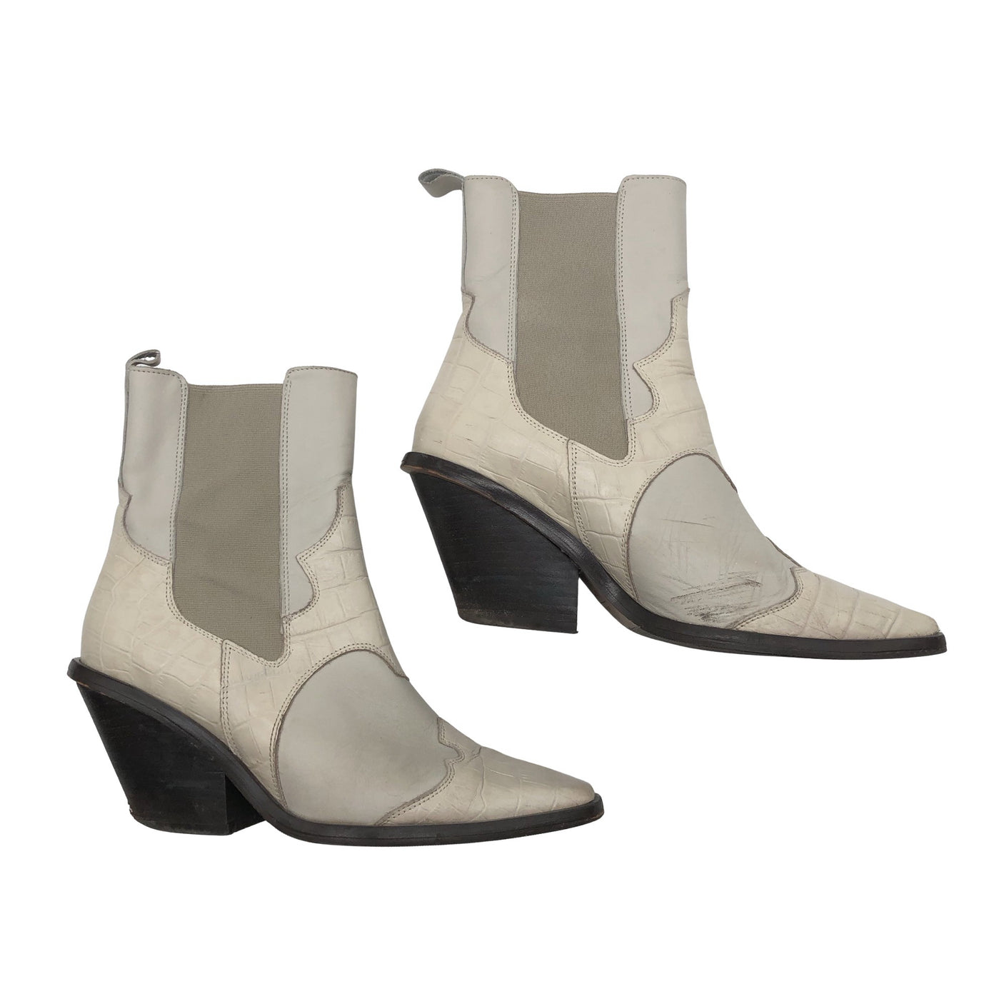 Unisex &Other Stories - Cowboy boots, size 36 - Beige (1)