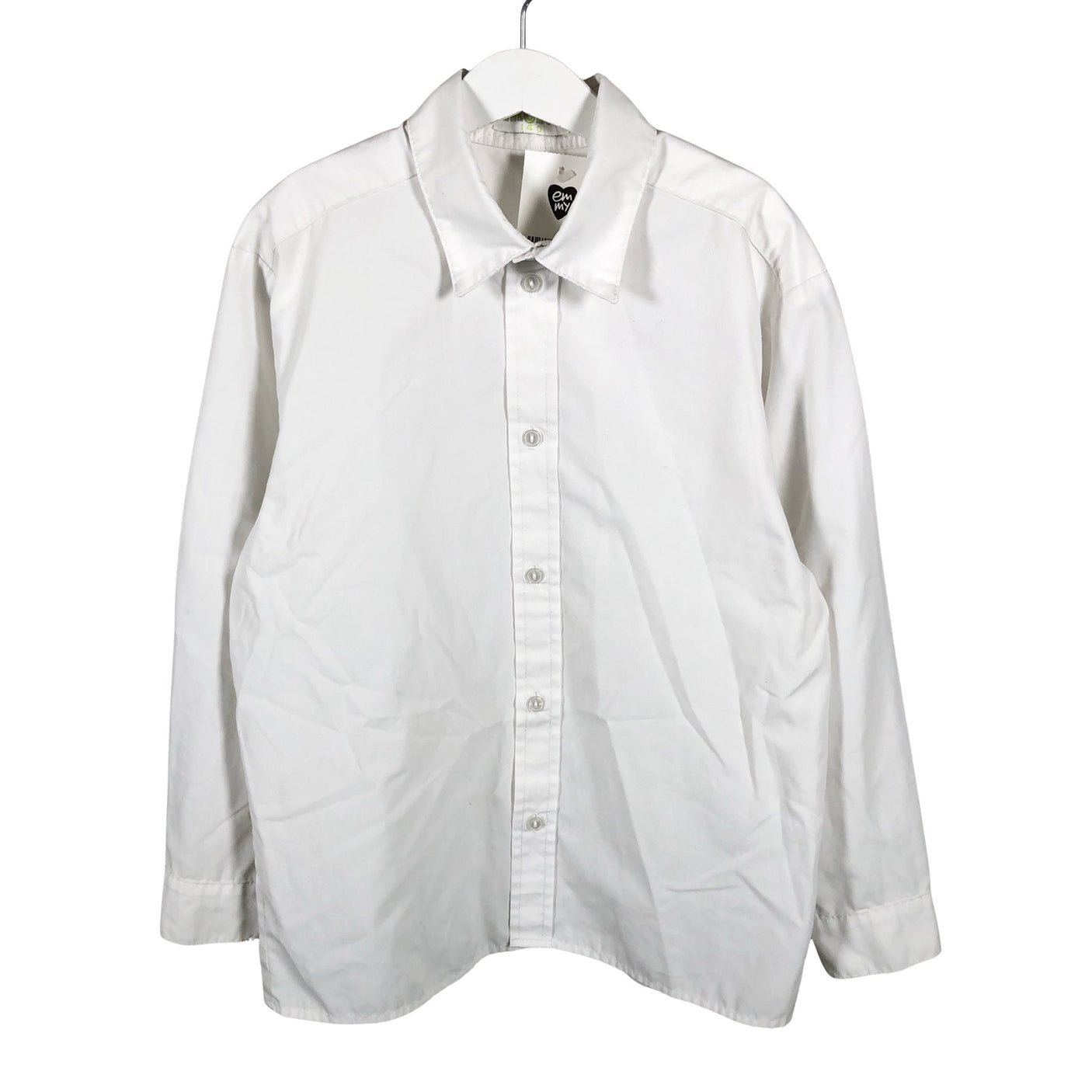 Unisex Zalekua - Collared shirt, size 134 - 140 - White (1)