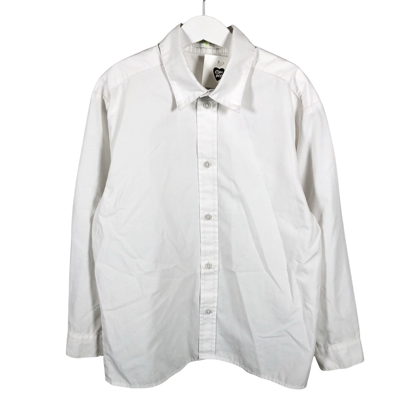 Unisex Zalekua - Collared shirt, size 134 - 140 - White (2)