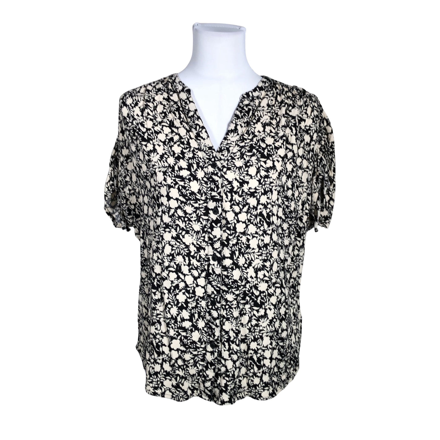 Unisex Esprit - Short-sleeved blouse, size 38 - Black (1)