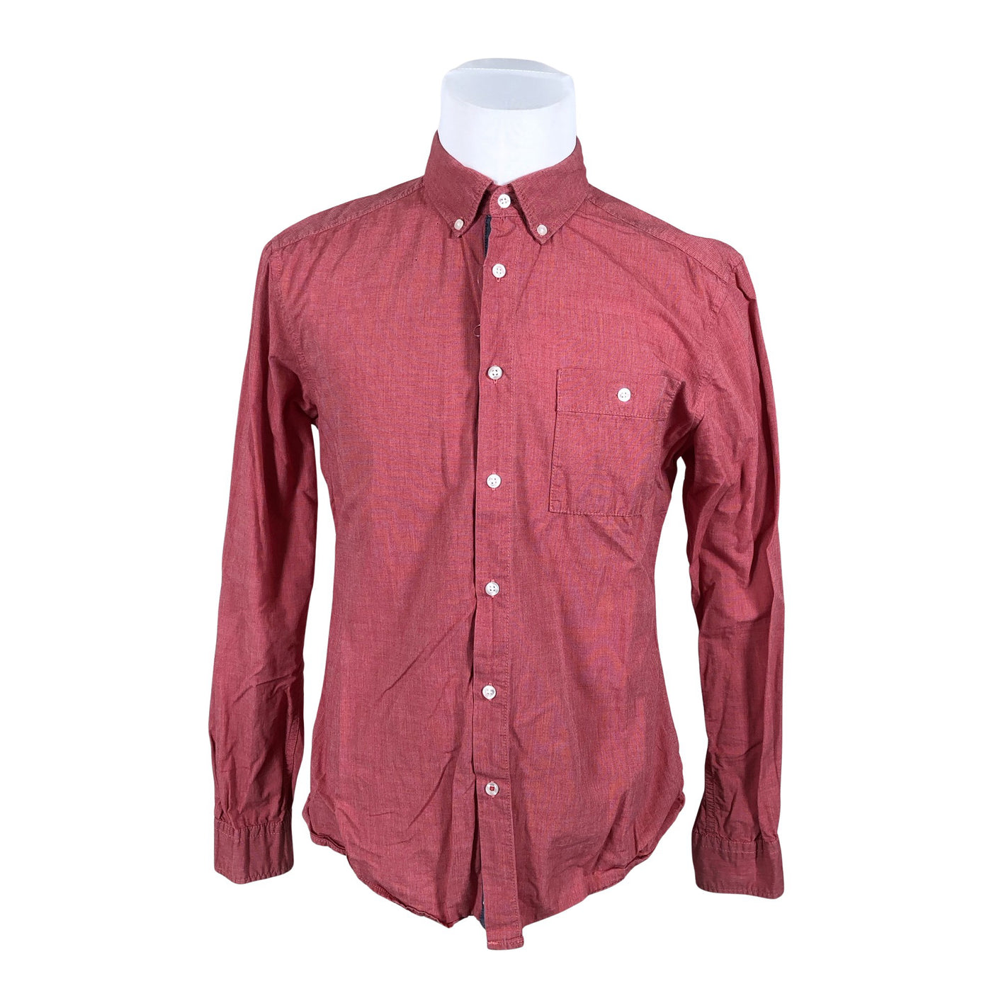 Unisex Esprit - Collared shirt, size L - Red (2)
