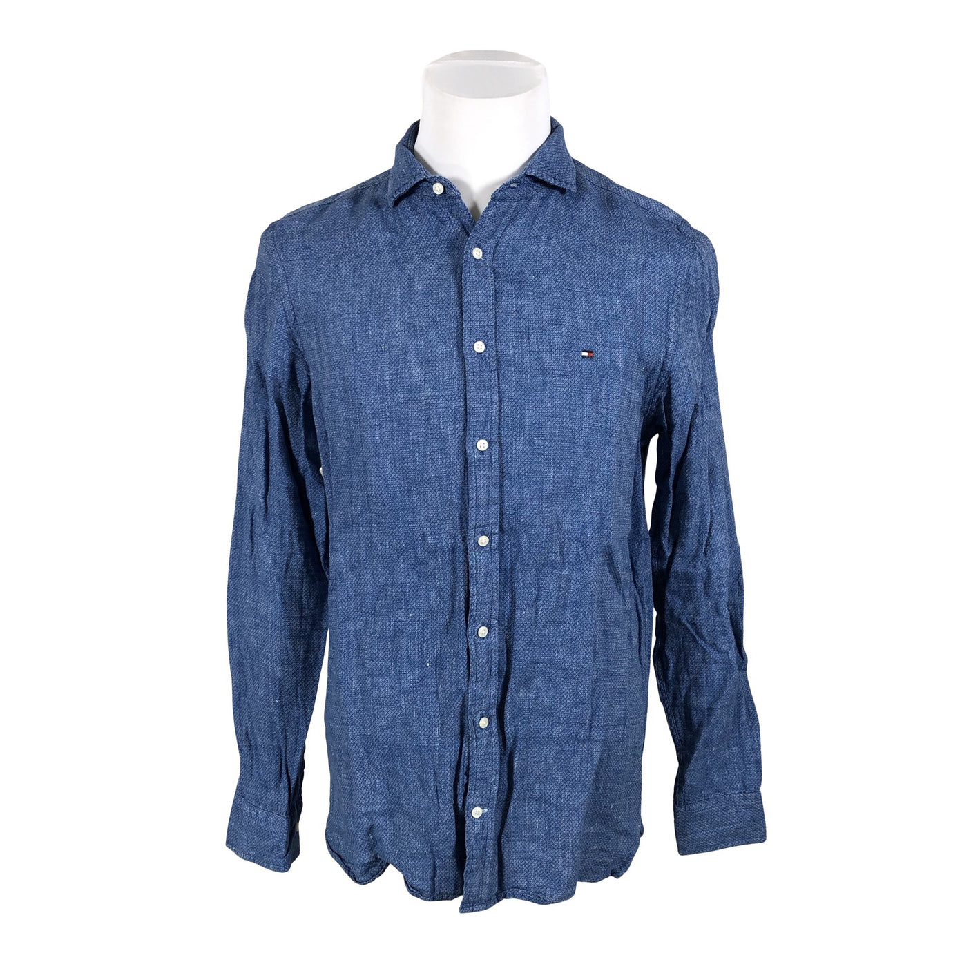 Unisex Tommy Hilfiger - Collared shirt, size L - Blue (2)