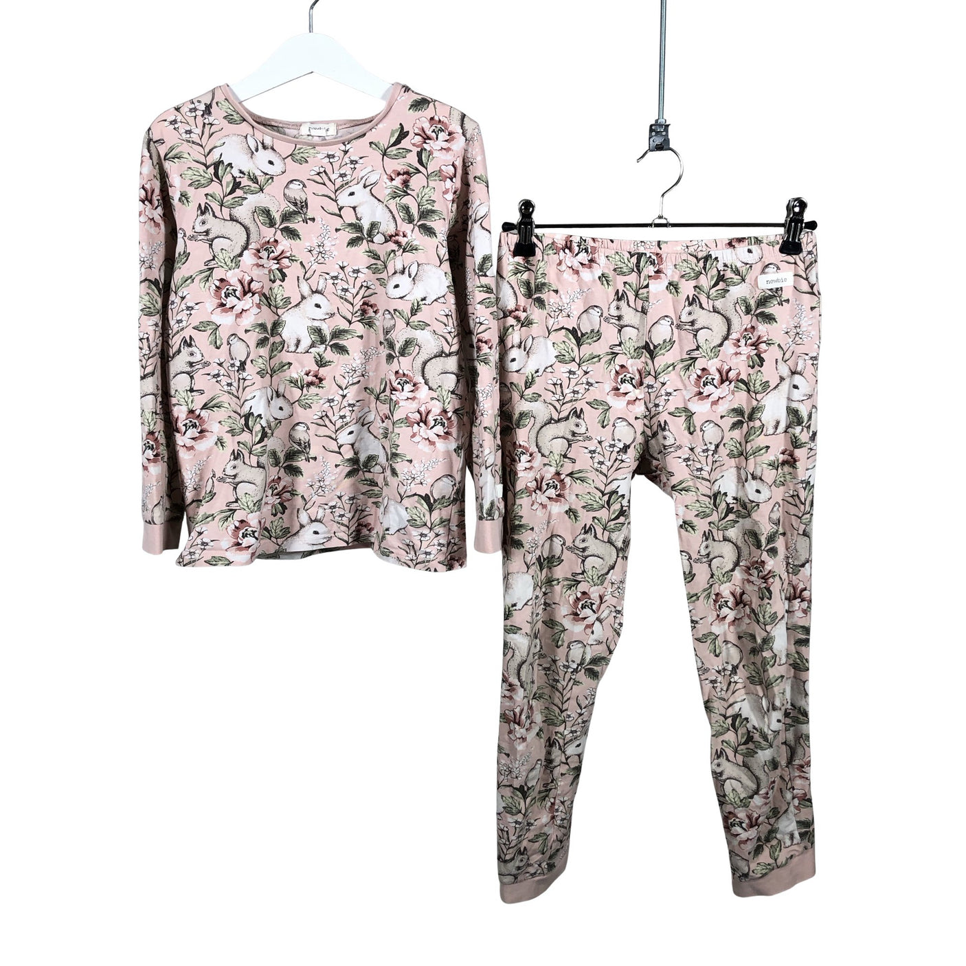 Unisex Newbie - Nightwear, size 122 - 128 - Light pink (1)