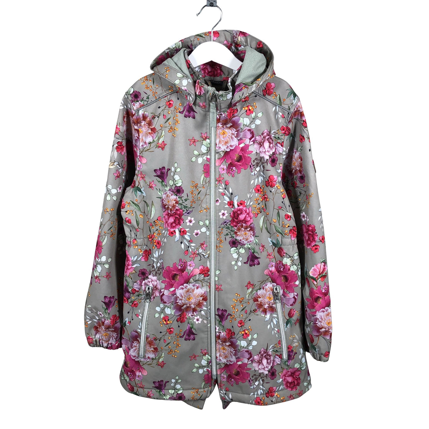 Unisex Name It - Soft shell jacket, size 140 - 146 - Gray (1)