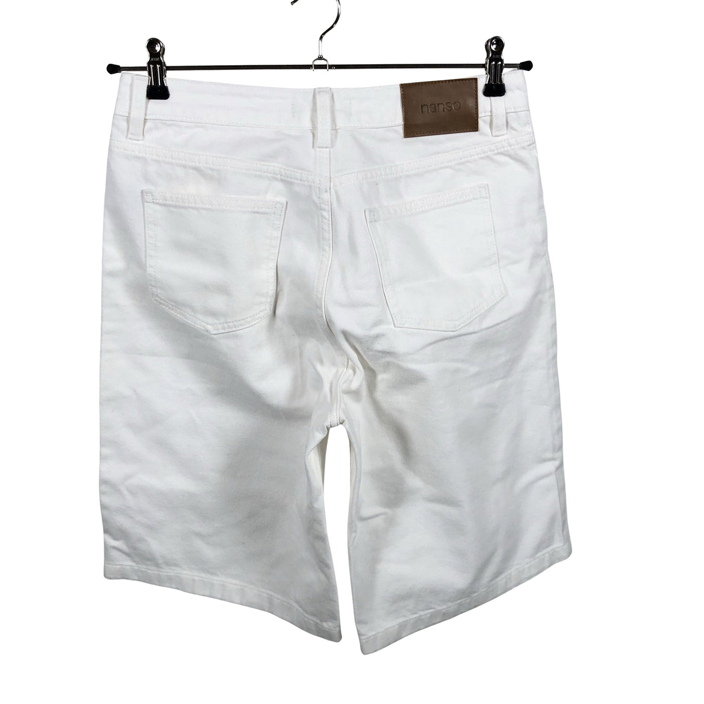Unisex Nanso - Denim shorts, size 36 - White (3)