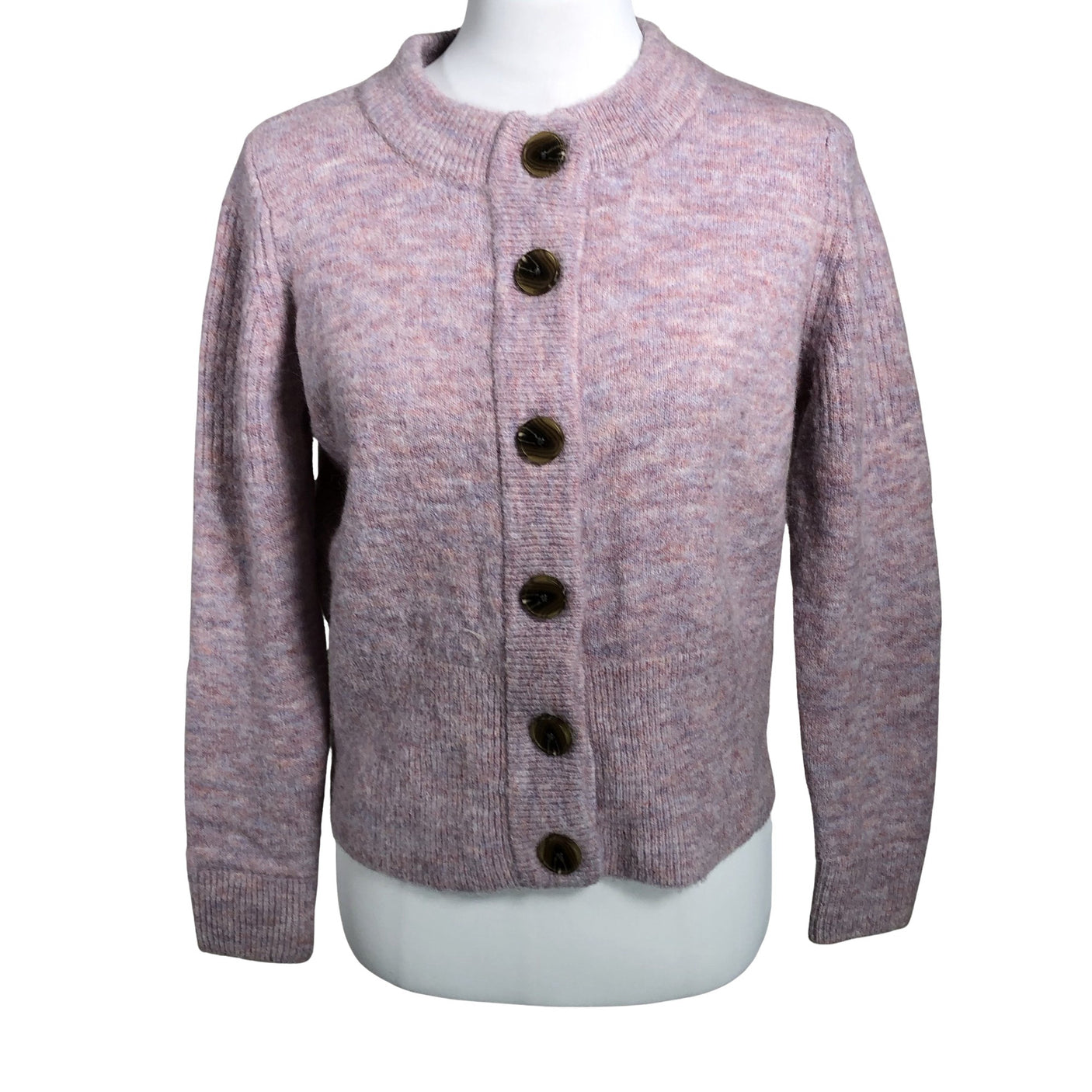 Unisex Selected - Cardigan, size 38 - Light pink (1)