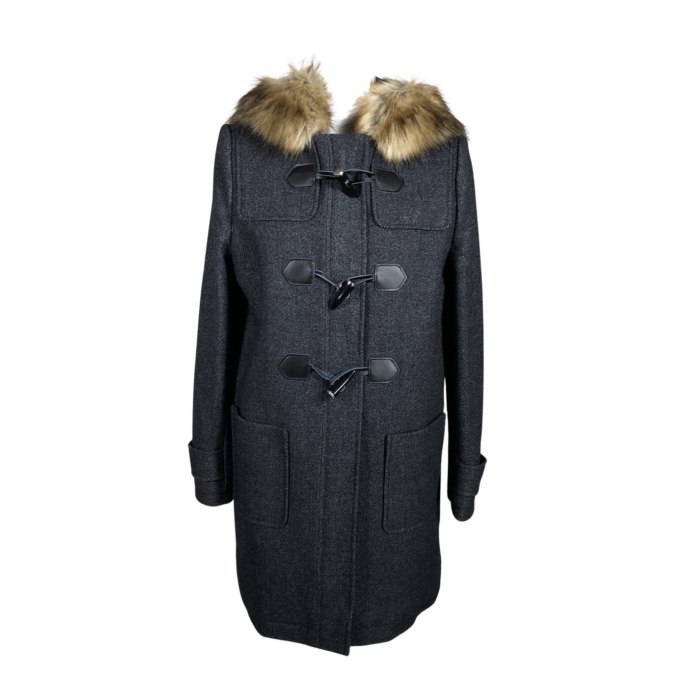 Unisex Naf Naf - Wool coat, size 40 - Gray (1)