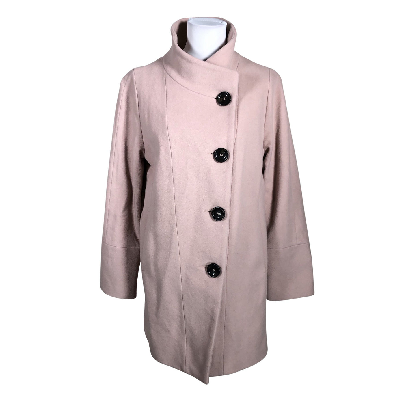 Unisex S.T.I - Wool coat, size 38 - Light pink (1)