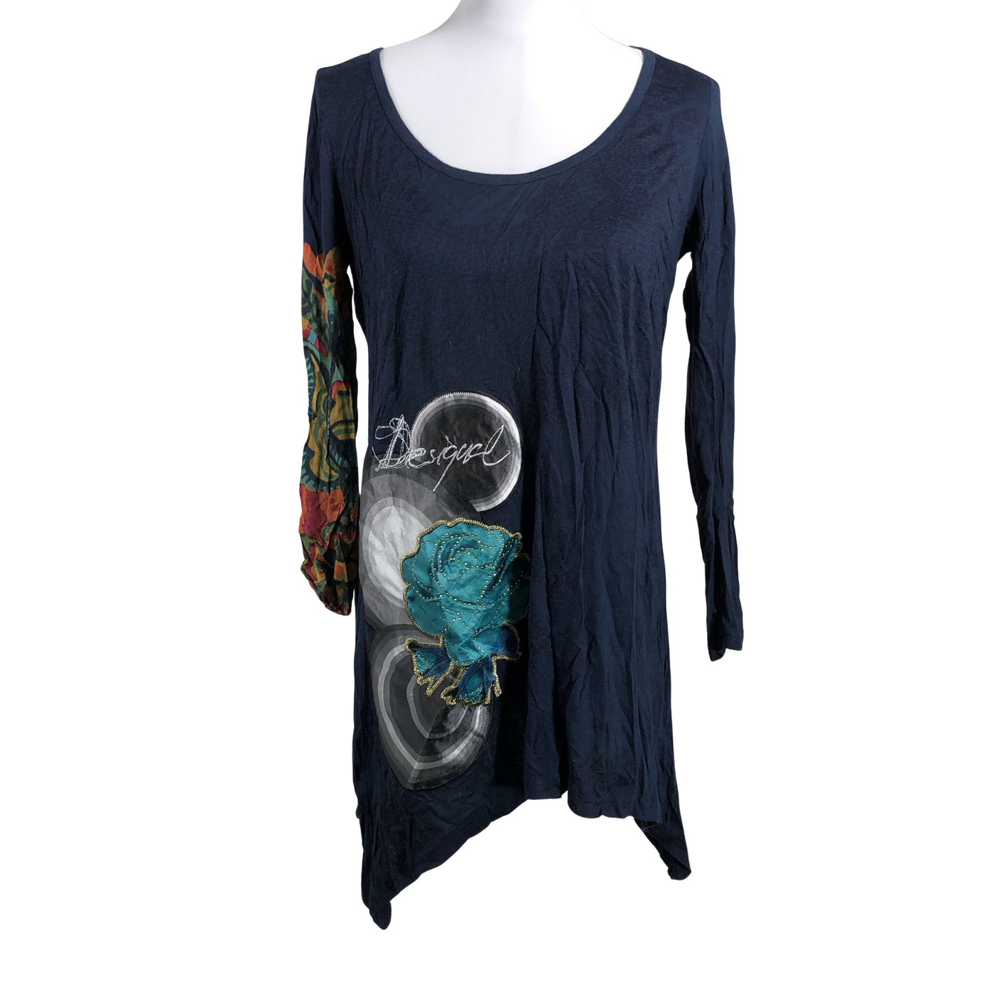 Unisex Desigual - Tricot tunic, size 40 - Blue (1)