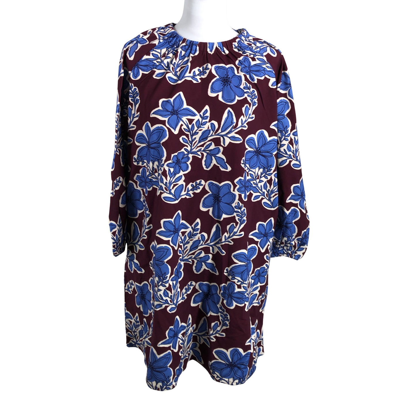 Unisex Your Face - Tricot dress, size 38 - Wine red (1)
