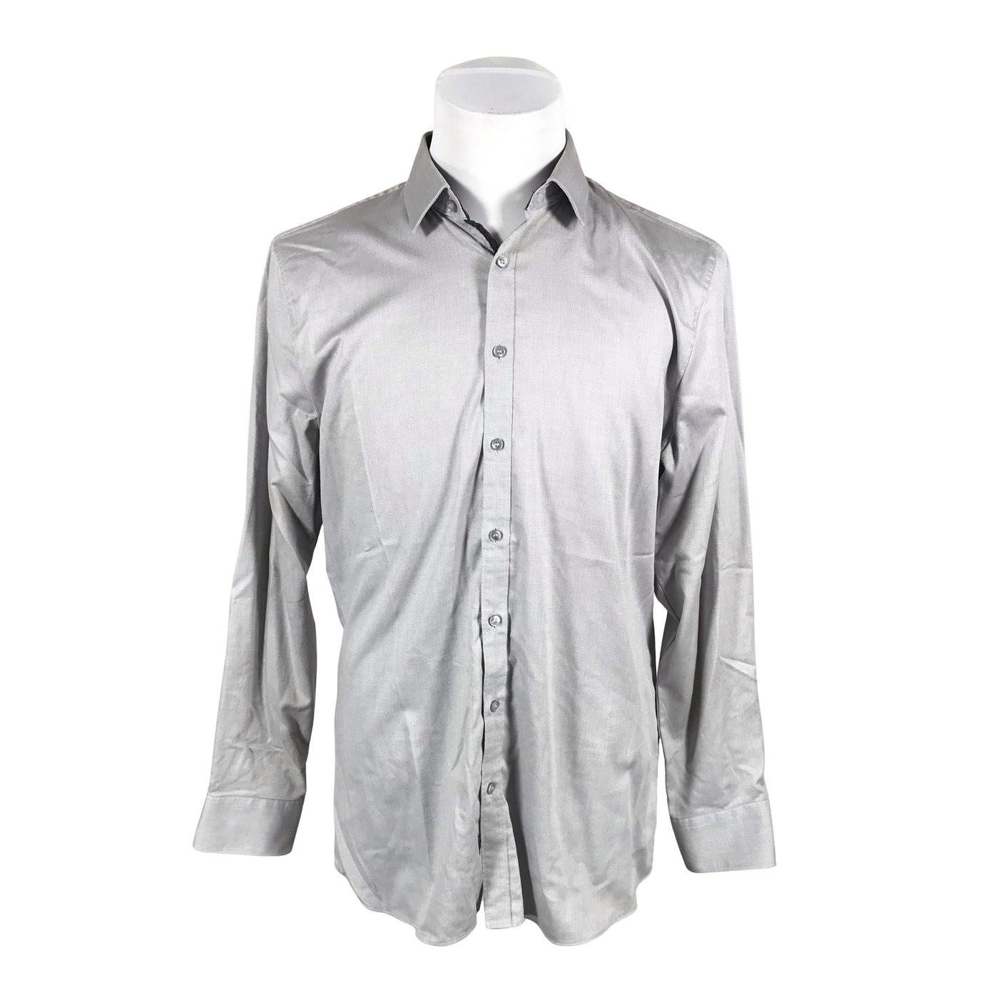 Unisex Olymp - Collared shirt, size XL - Gray (1)