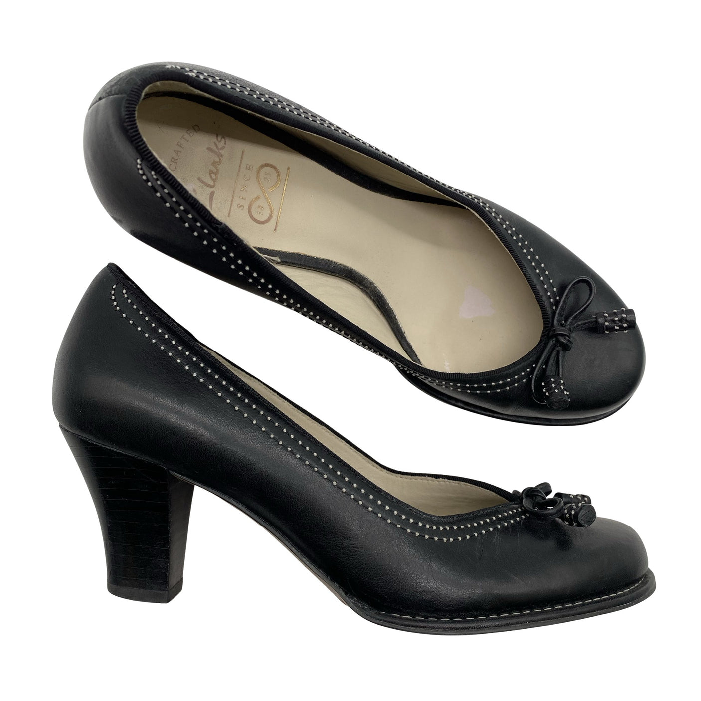 Unisex Clarks - High heels, size 38 - Black (1)
