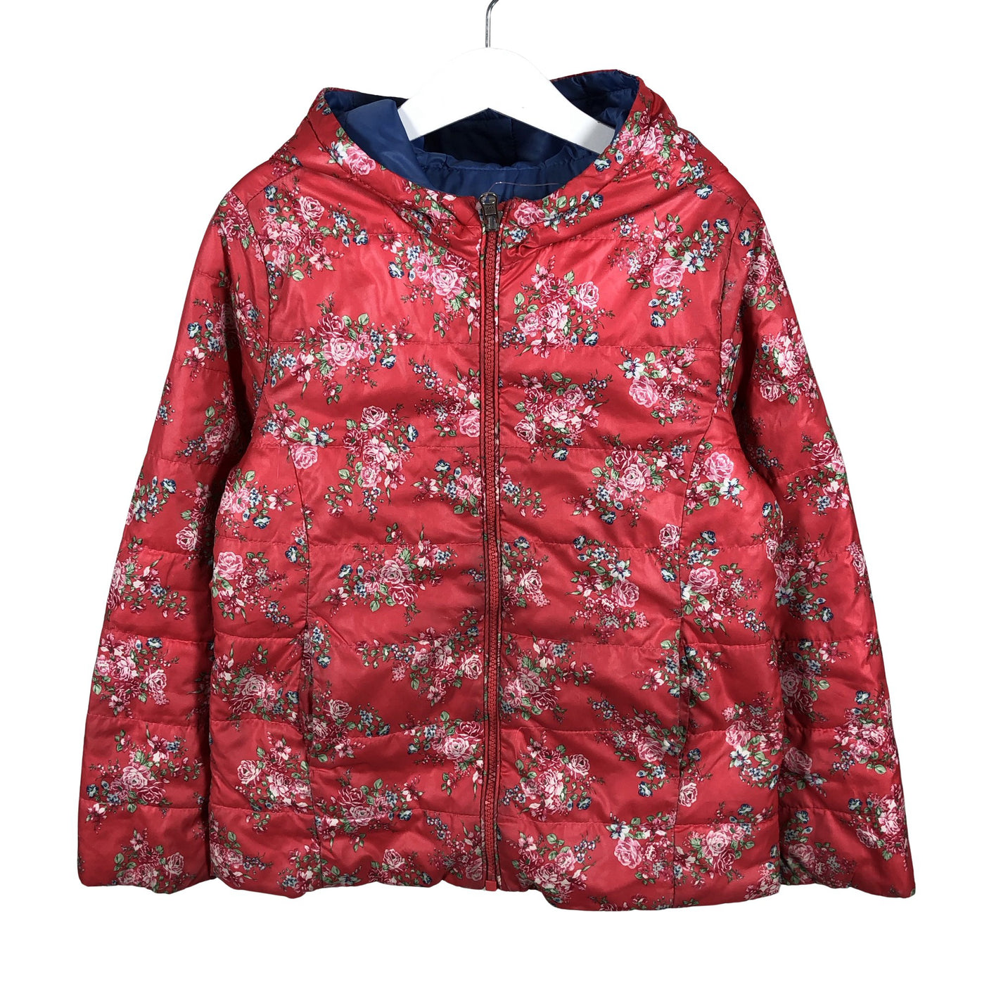 Unisex Benetton - Lightly padded jacket, size 128 - 134 - Red (2)