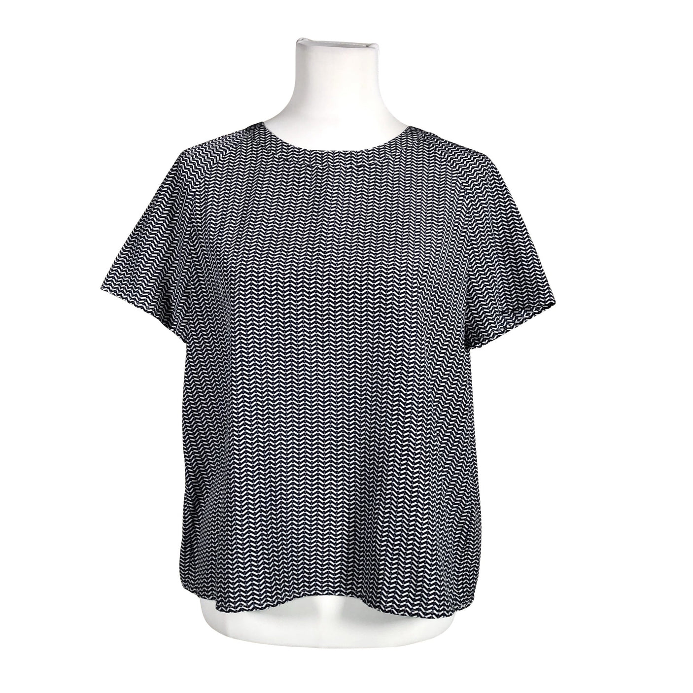 Unisex Opus - Short-sleeved blouse, size 38 - Blue (1)