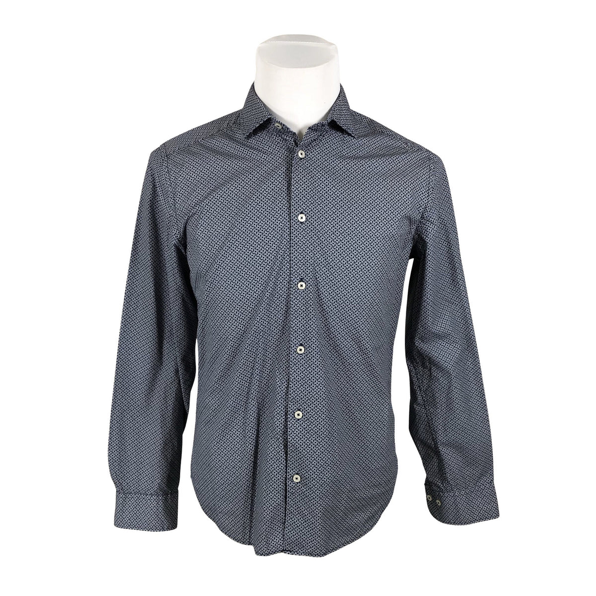 Unisex Riley - Collared shirt, size M - Blue (1)