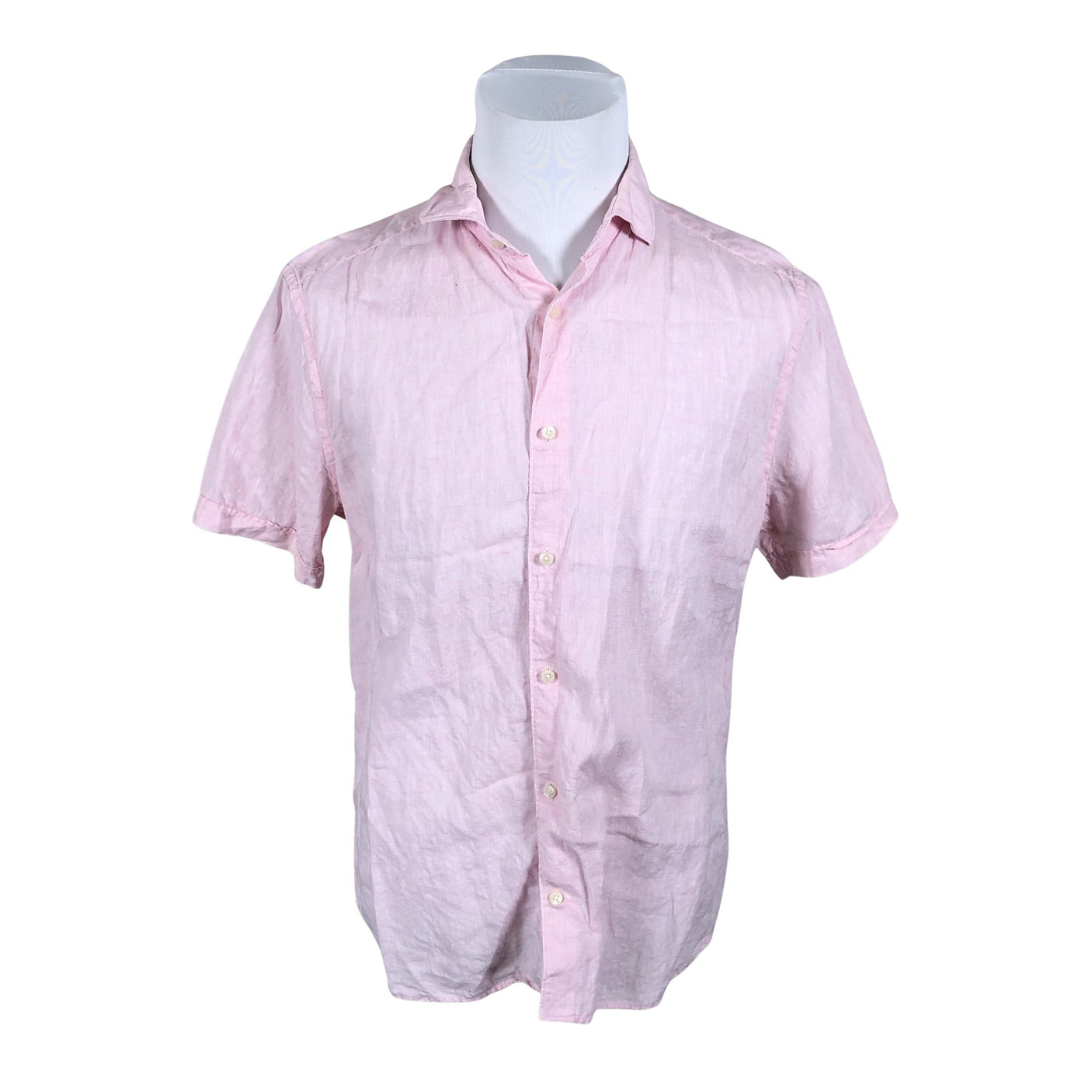 Unisex Riley - Collared shirt, size L - Light pink (1)