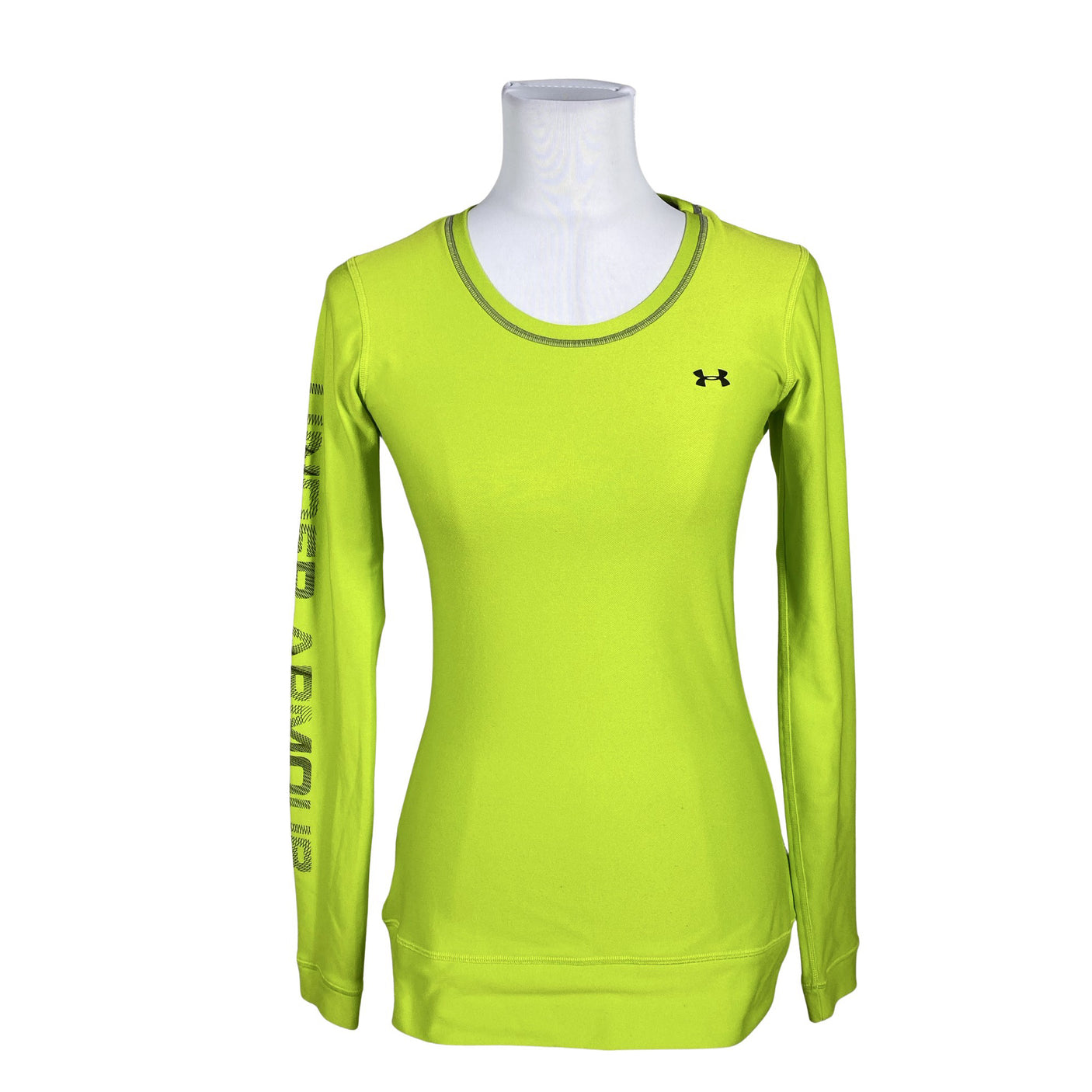 Unisex Under Armour - Sports shirt, long sleeve, size 32 - Green (1)
