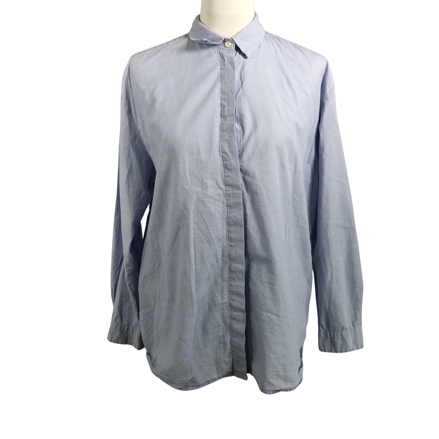 Unisex Samsoe&Samsoe - Collared shirt, size 40 - Light blue (1)