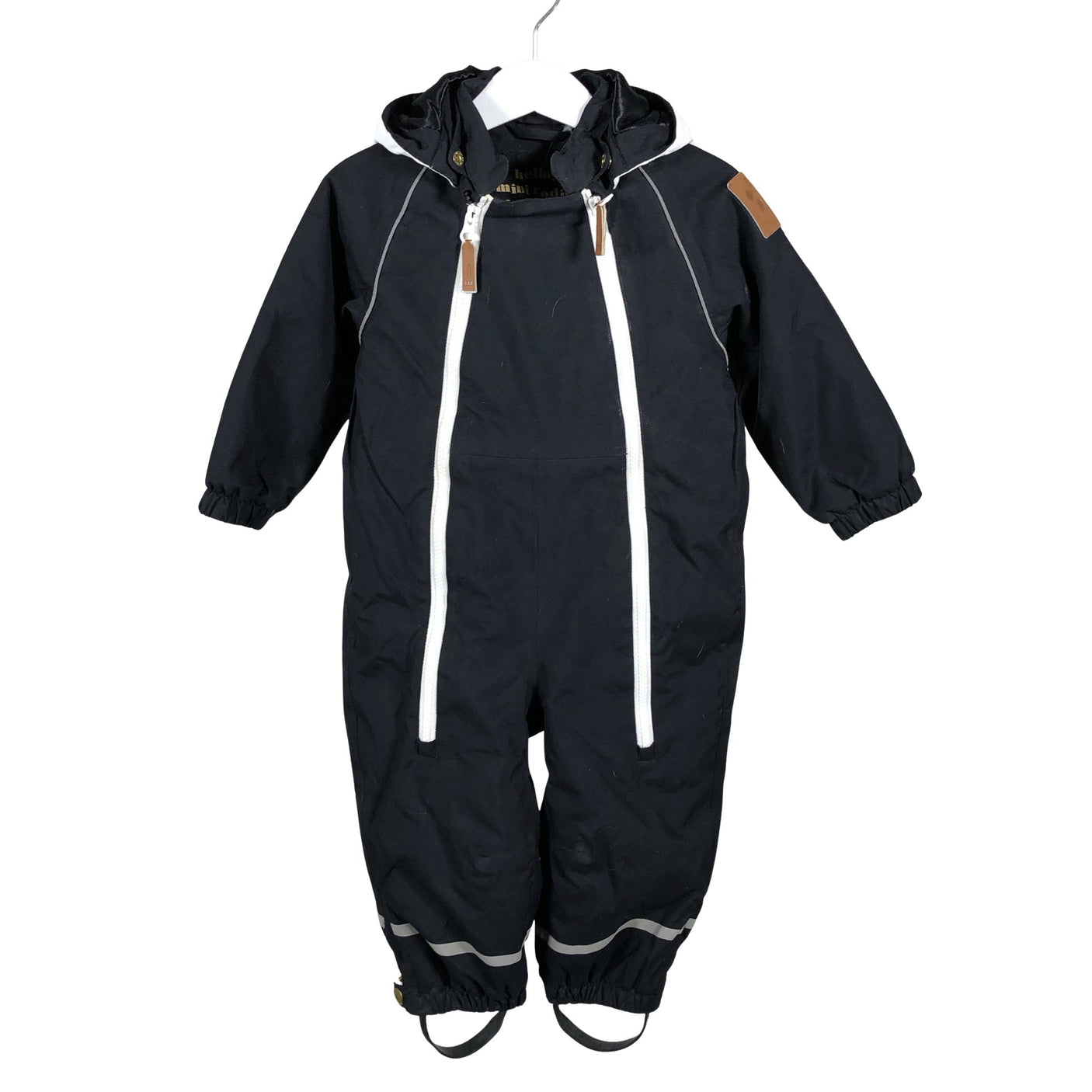 Unisex Mini Rodini - Winter overall, size 74 - 80 - Black (2)
