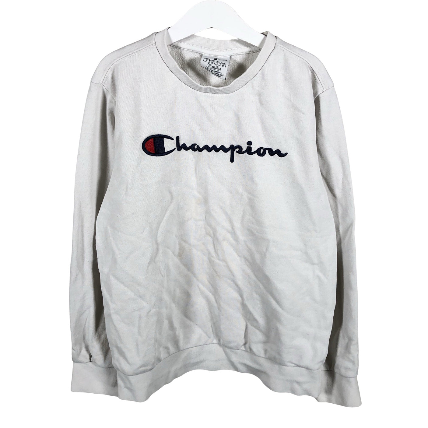 Unisex Champion - Sweatshirt, size 134 - 140 - White (1)