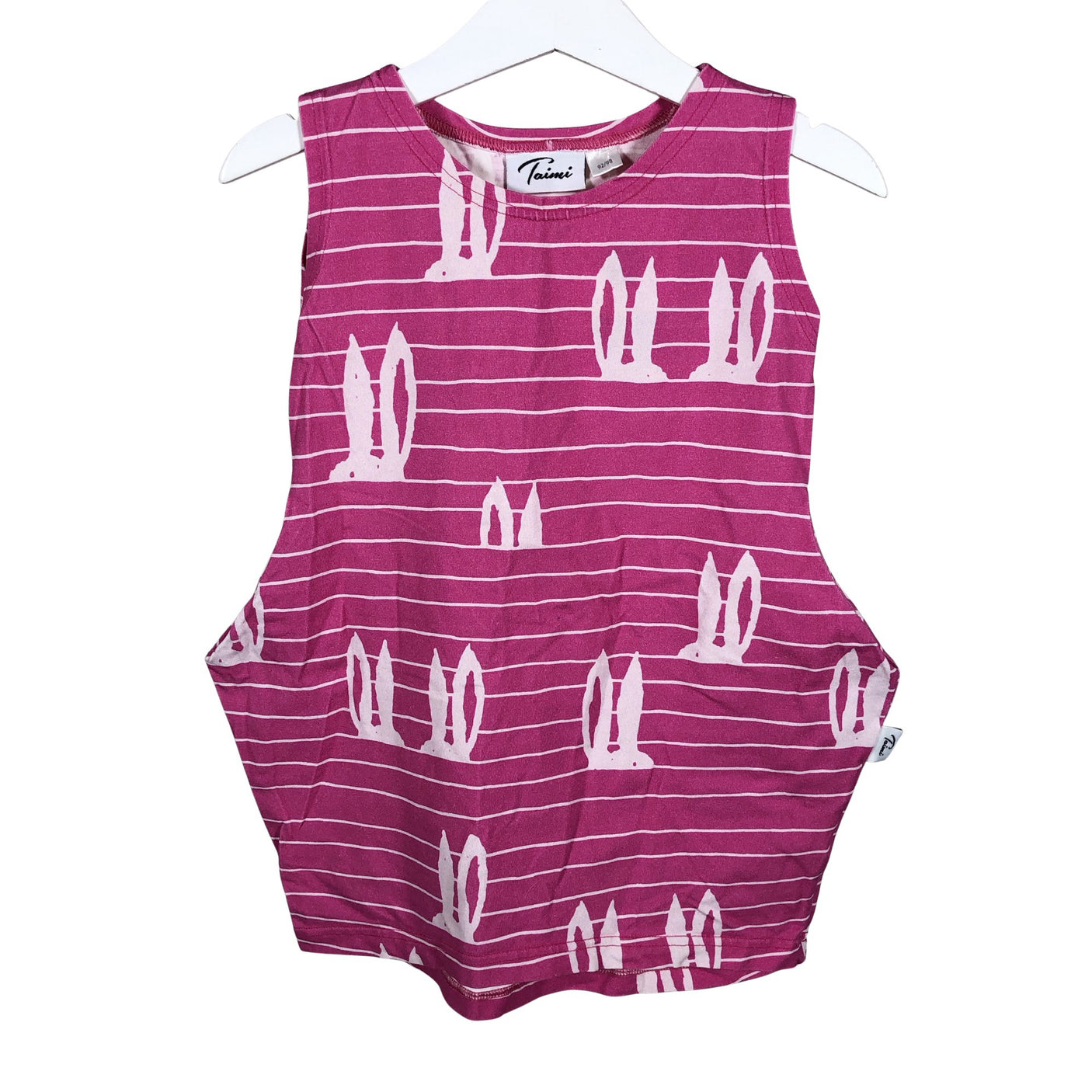 Unisex Taimi - Tricot dress, size 92 - 98 - Pink (2)