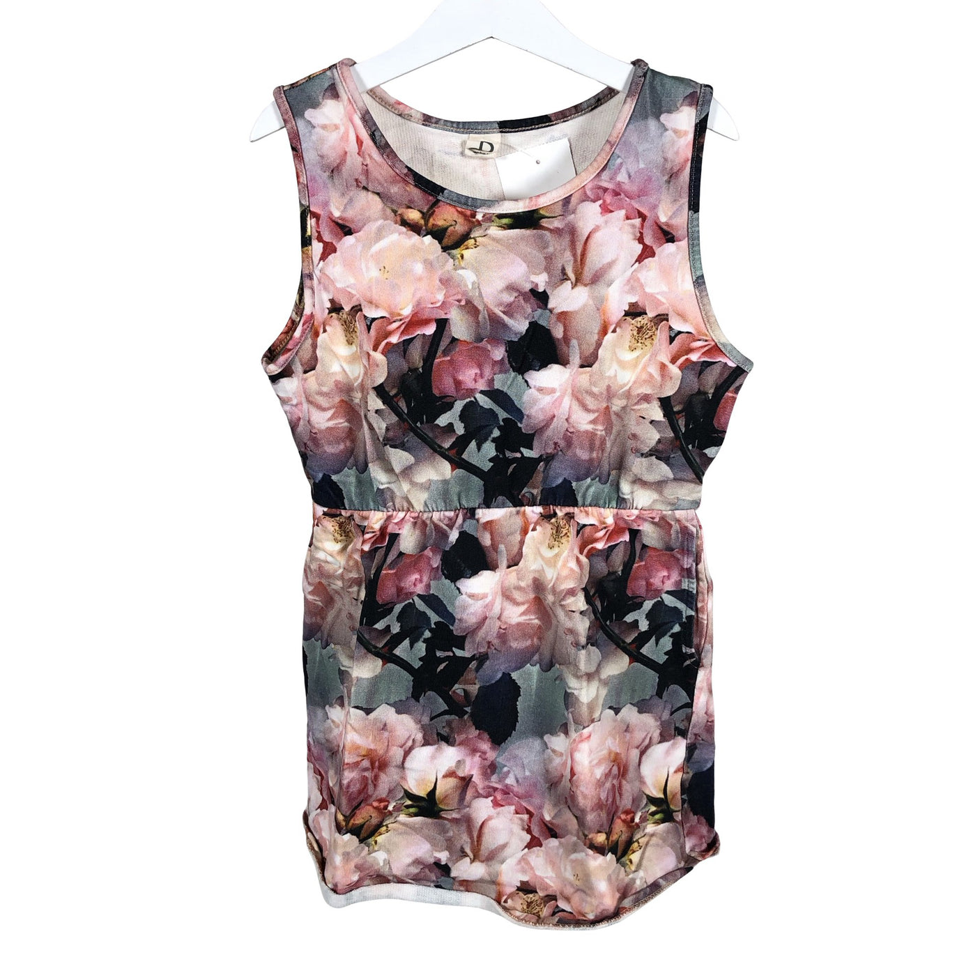 Unisex PopupShop - Sweatshirt dress, size 116 - 122 - Light pink (2)