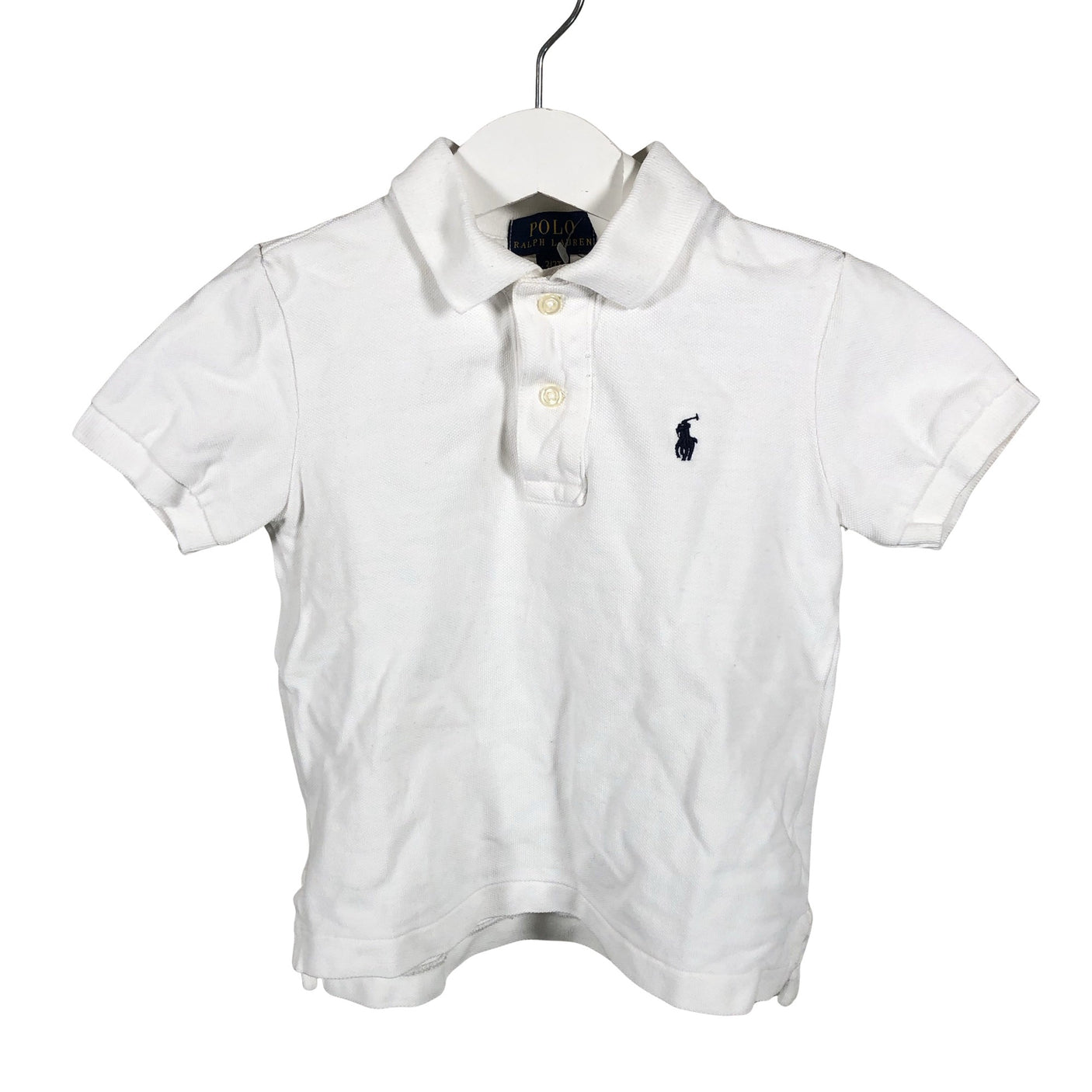Unisex Polo Ralph Lauren - Polo shirt, size 92 - 98 - White (2)
