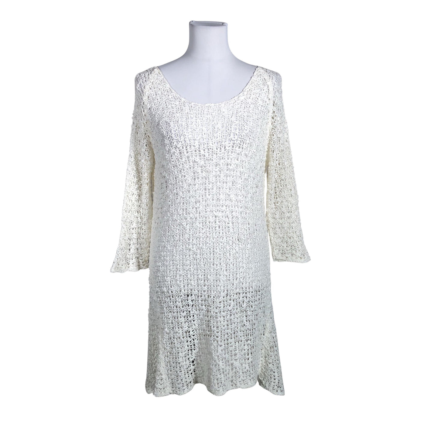Unisex Bohemiana - Knit dress, size 38 - White (1)