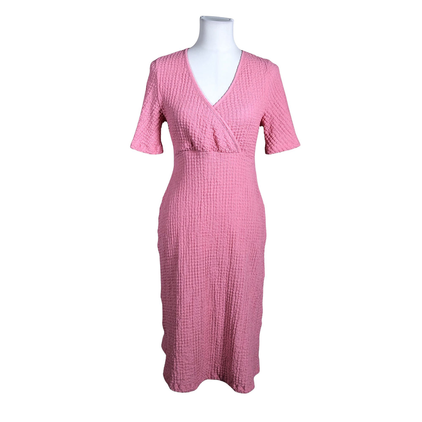 Unisex Mama Licious - Tricot dress, size 36 - Light pink (1)