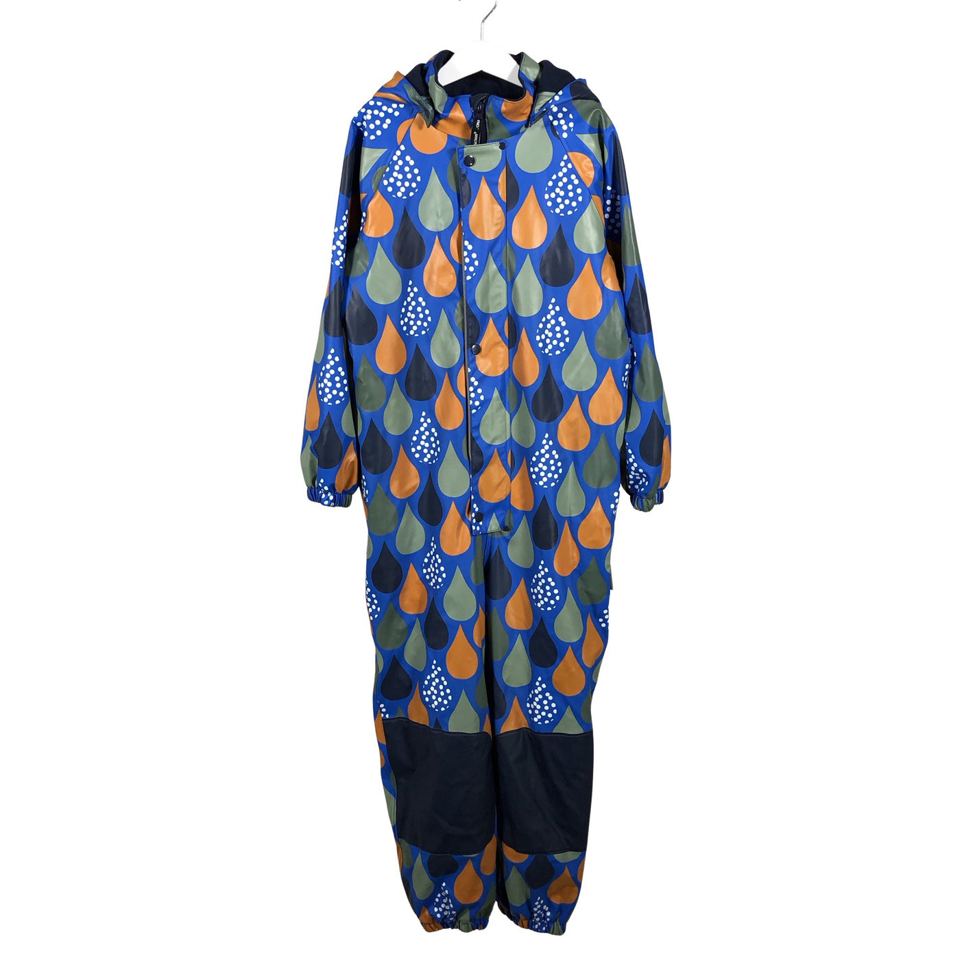 Unisex Jonathan - Rain overall, size 128 - 134 - Blue (2)