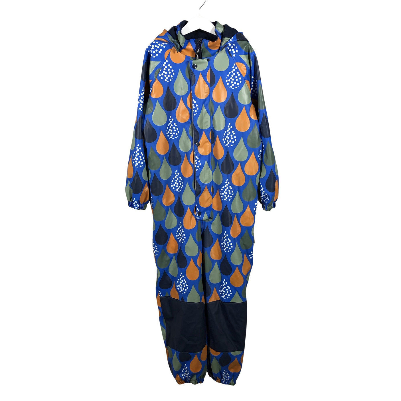 Unisex Jonathan - Rain overall, size 128 - 134 - Blue (1)