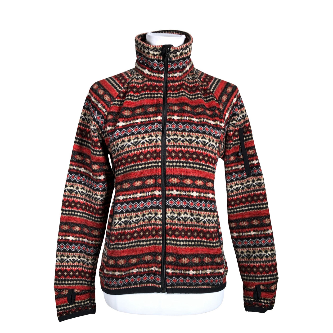 Unisex Warmpeace - Fleece jacket, size 38 - Red (1)