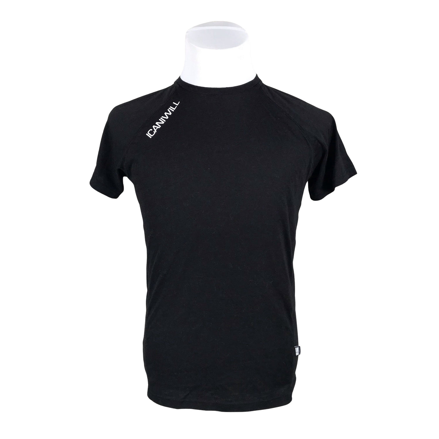 Unisex ICIW – Icaniwill - Sports shirt, short sleeve, size S - Black (1)
