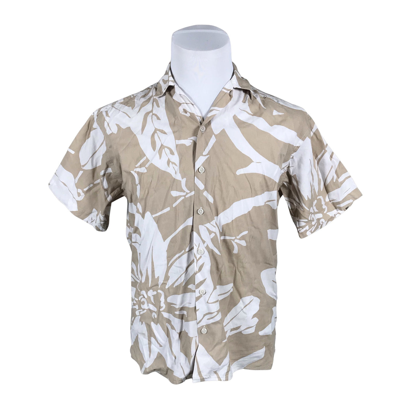 Unisex Jack & Jones - Collared shirt, size S - Beige (1)